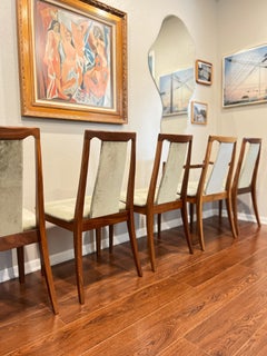 A set of 6 mid century modern style dining chairs by G plan, circa 1980s