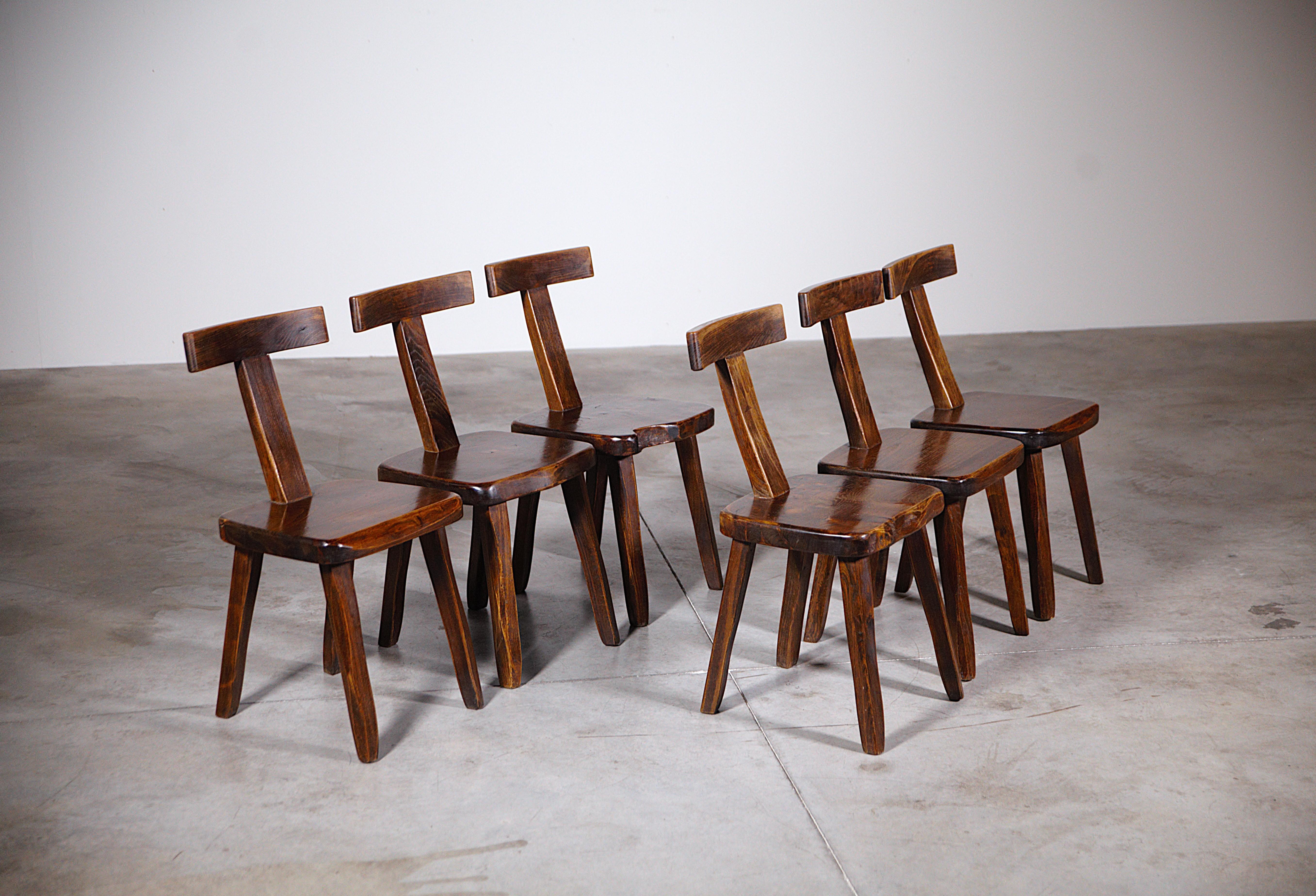 A Set of 6 Mountain Dining 