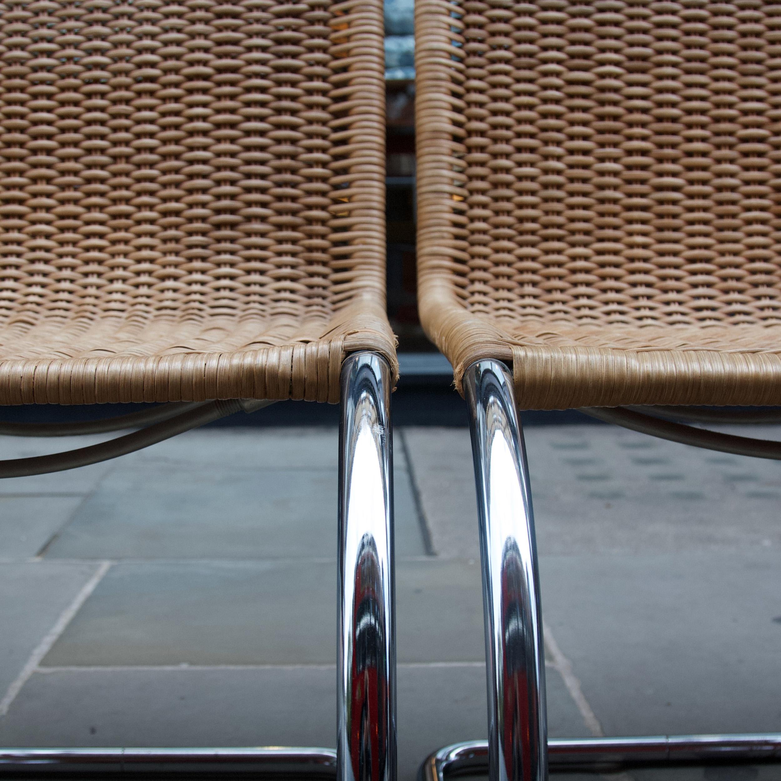 German A set of 6 MR10 chairs, Mies van der Rohe For Sale