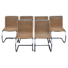 A set of 6 MR10 chairs, Mies van der Rohe
