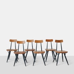 Set of 6 "Pirkka" Chairs by Ilmari Tapiovaara
