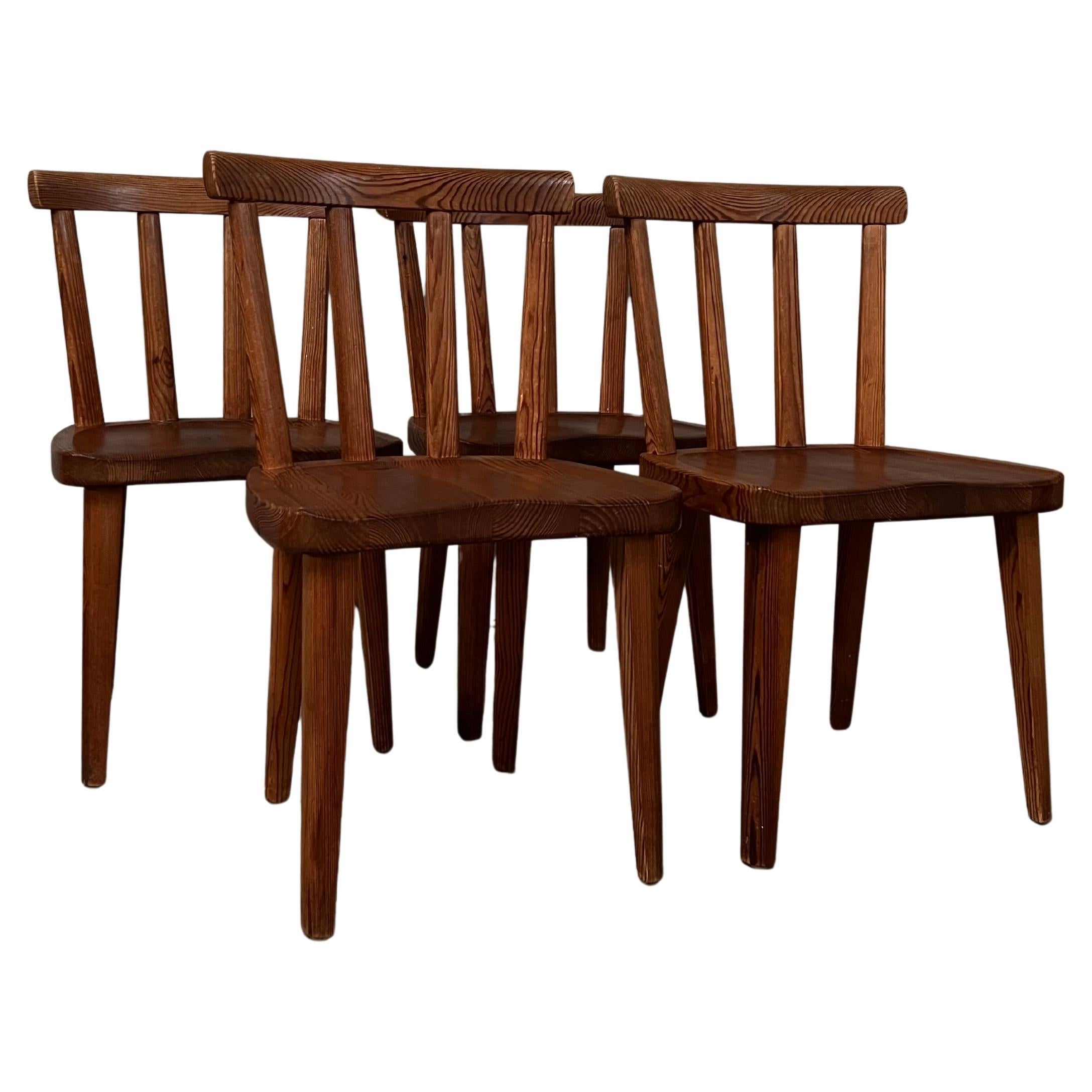 A set of 8 Axel Einar Hjorth Utö chairs