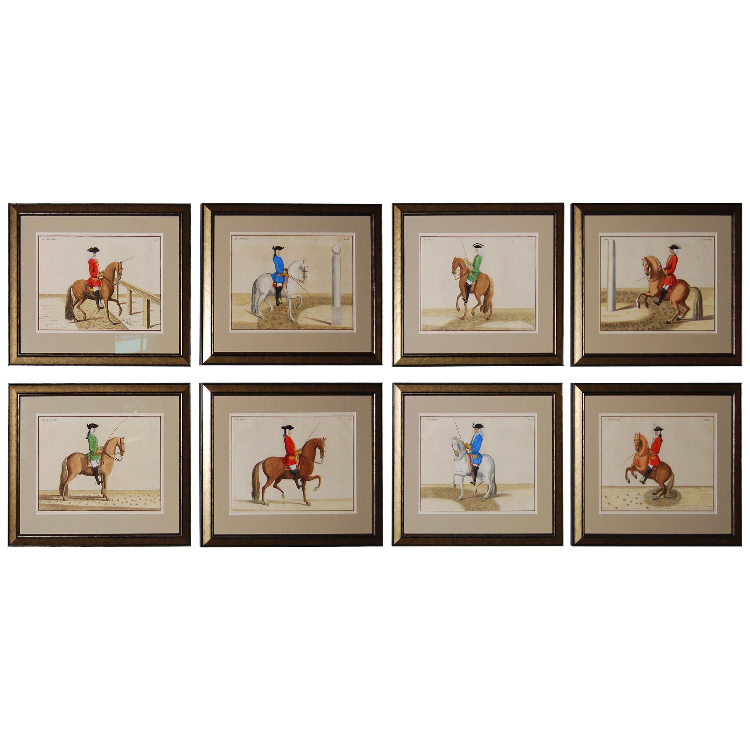 Set of 8 Eisenberg Horses