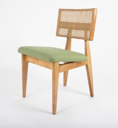Satz von 8 Ernest Farmer Caned Dining Chairs für George Nelson Associates