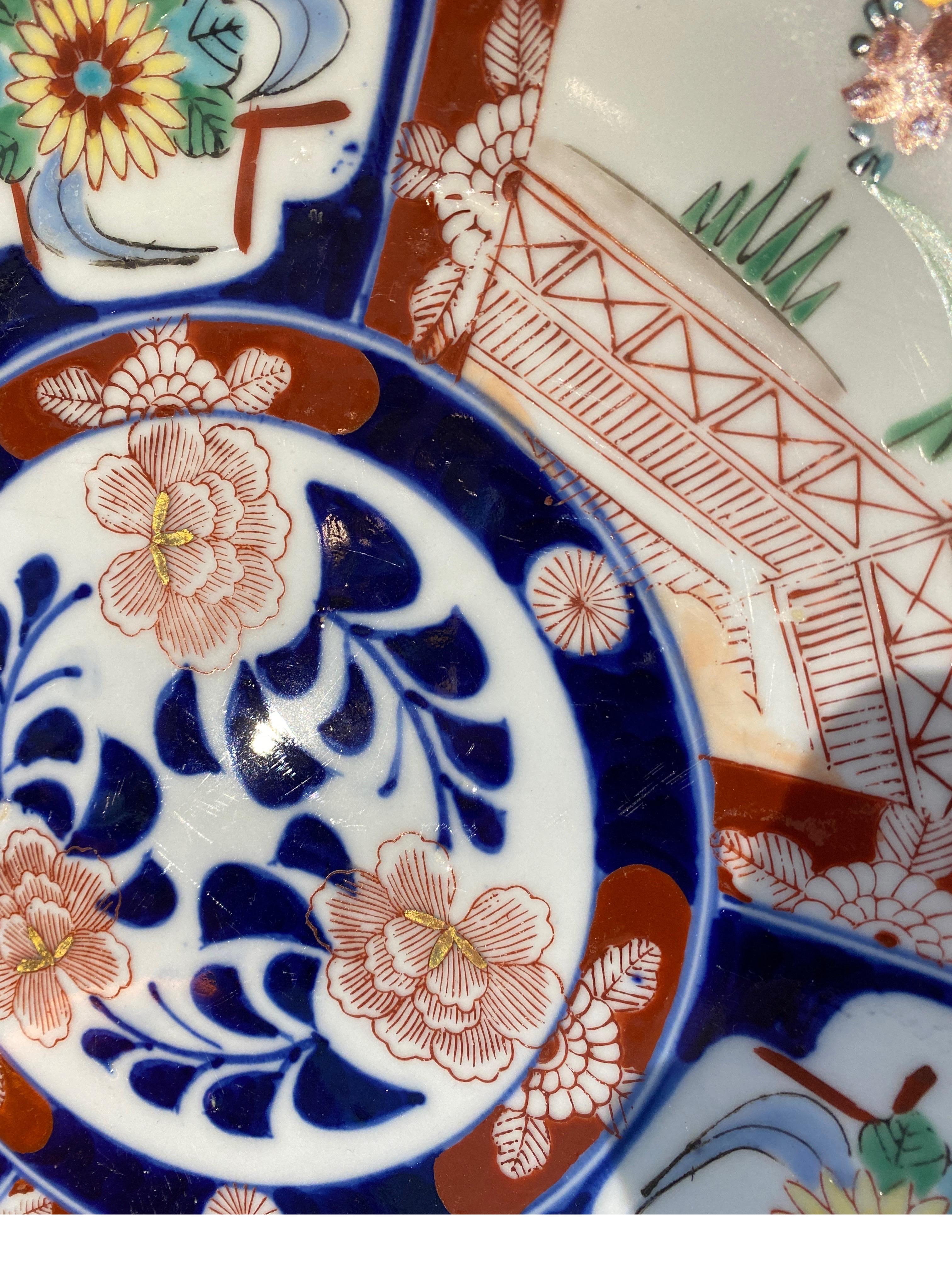 A Set of 8 Japanese Imari Porcelain 12.5 Inch Chargers 1