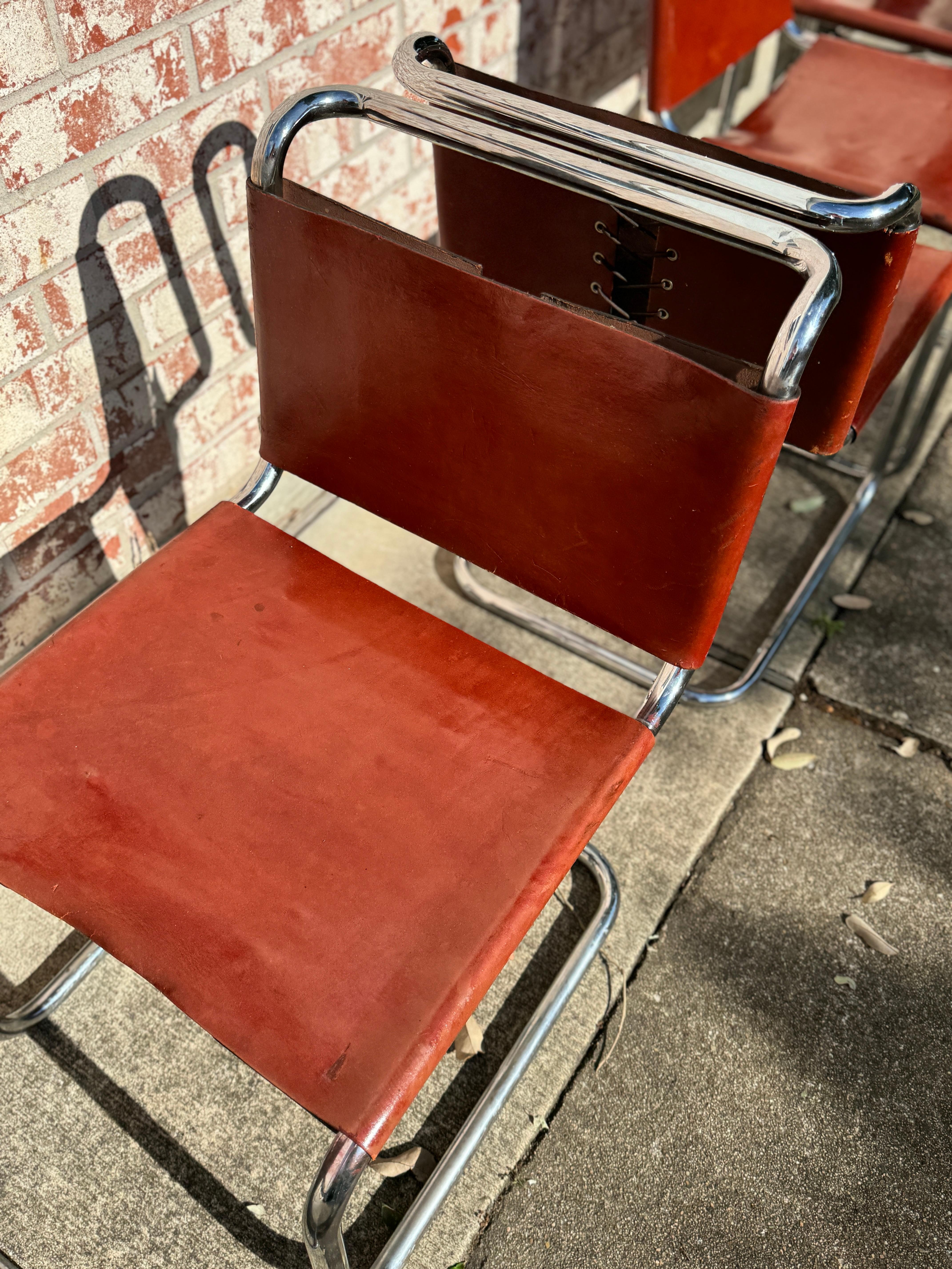Un ensemble de 8 chaises originales Spoleto b33 pour Knoll, vers les années 1970 en vente 9