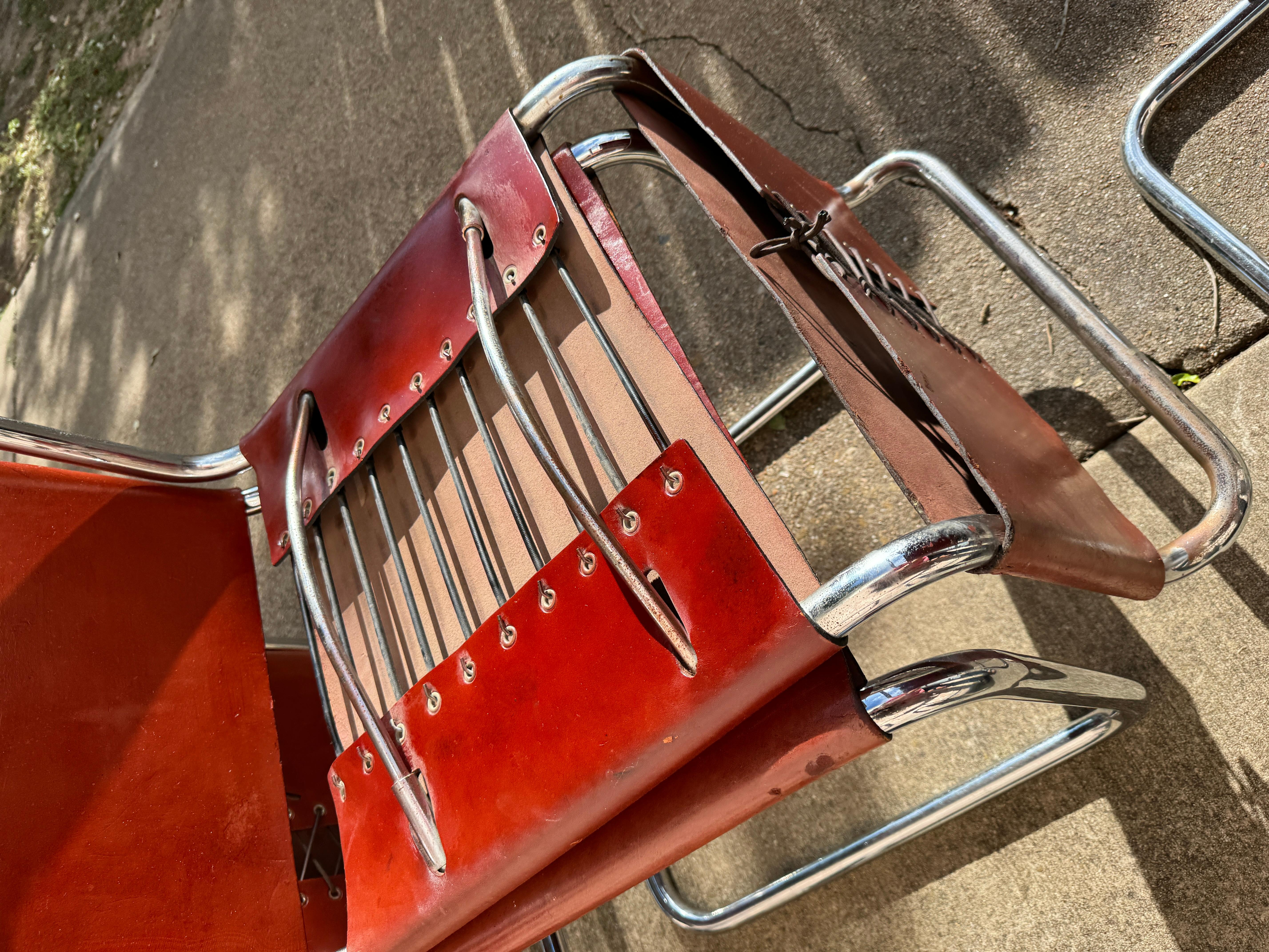 Inconnu Un ensemble de 8 chaises originales Spoleto b33 pour Knoll, vers les années 1970 en vente