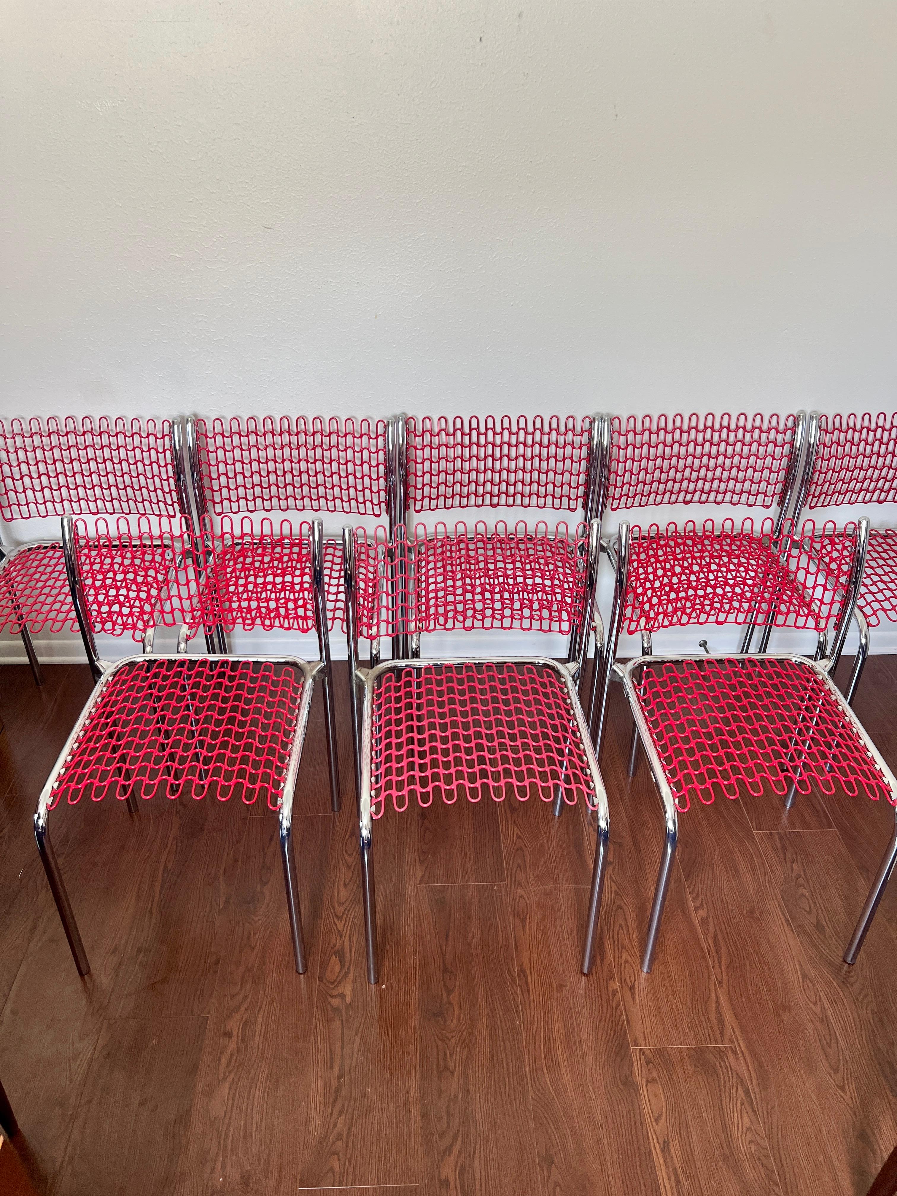 A set of 4 sof-Tek stacking chairs by David Rowland for Thonet circa 1970s For Sale 4