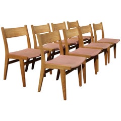 Set of 8 Very Rare Hans Wegner Chairs Model GE- 376, Made by GETAMA, Denmark