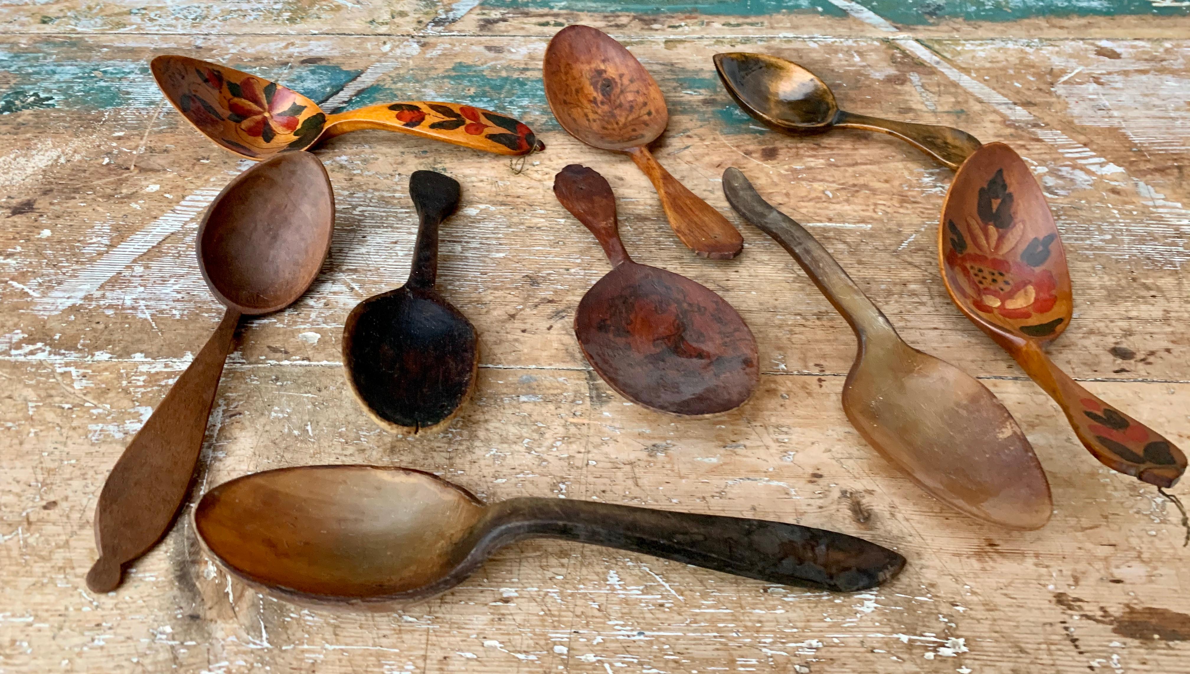 different kinds of spoons