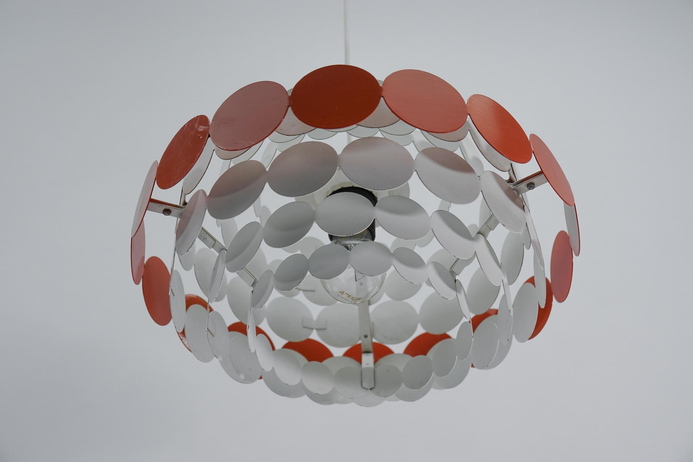 Set di una lampada a sospensione e di una lampada da parete di Doria Leuchten Germany, 1960, Germania in vendita 4