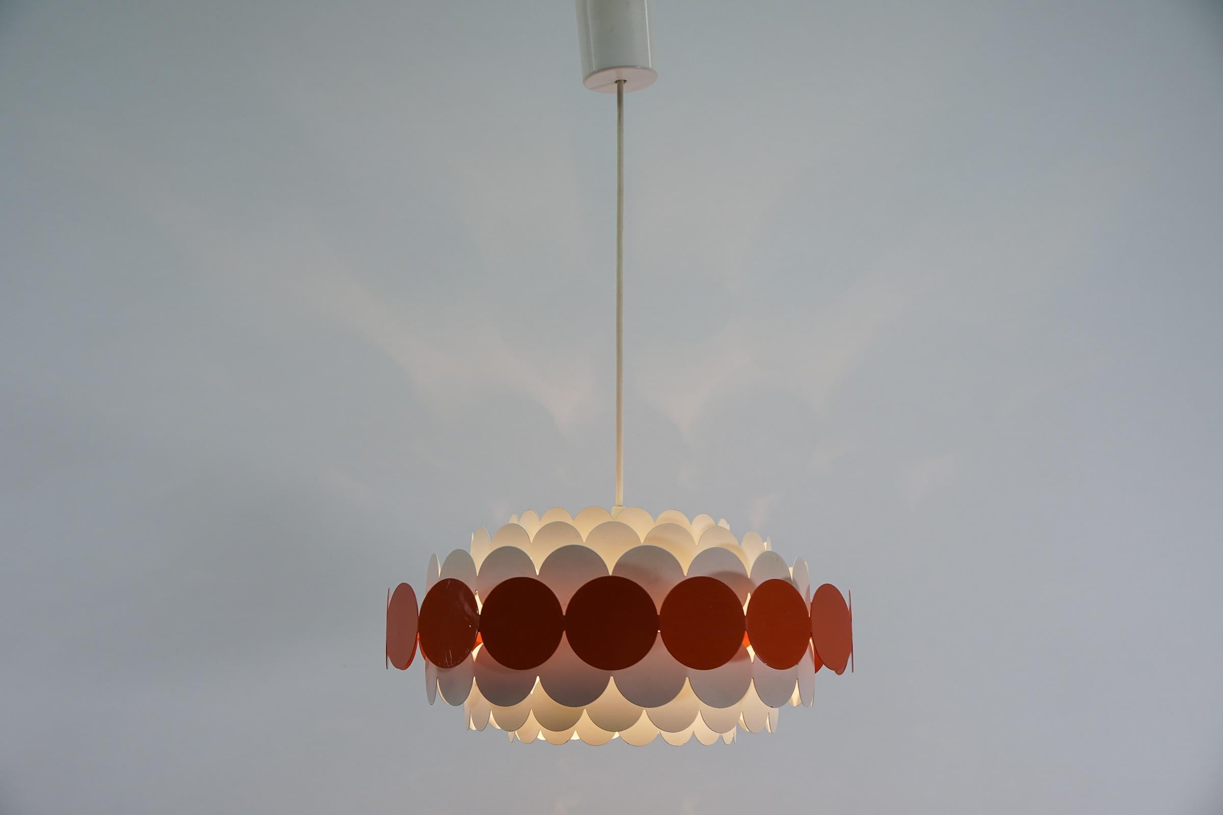 Set of a Hanging Lamp and a Wall Lamp by Doria Leuchten, 1960s Germany In Good Condition For Sale In Nürnberg, Bayern
