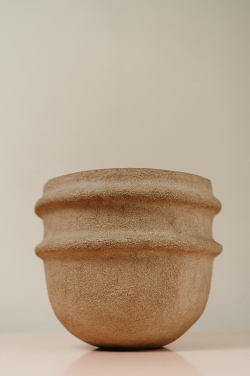 Set of a Papier Mâché Big and Small Bowl/Vase/Jardinière  For Sale 1