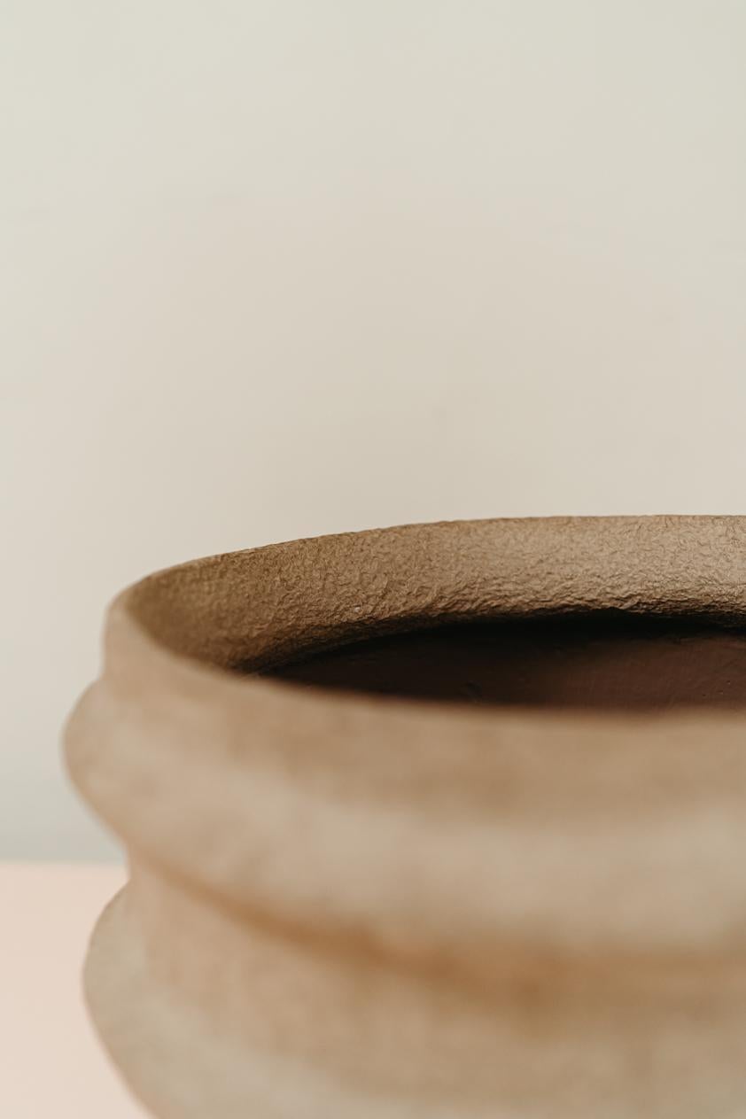 Set of a Papier Mâché Big and Small Bowl/Vase/Jardinière  For Sale 5