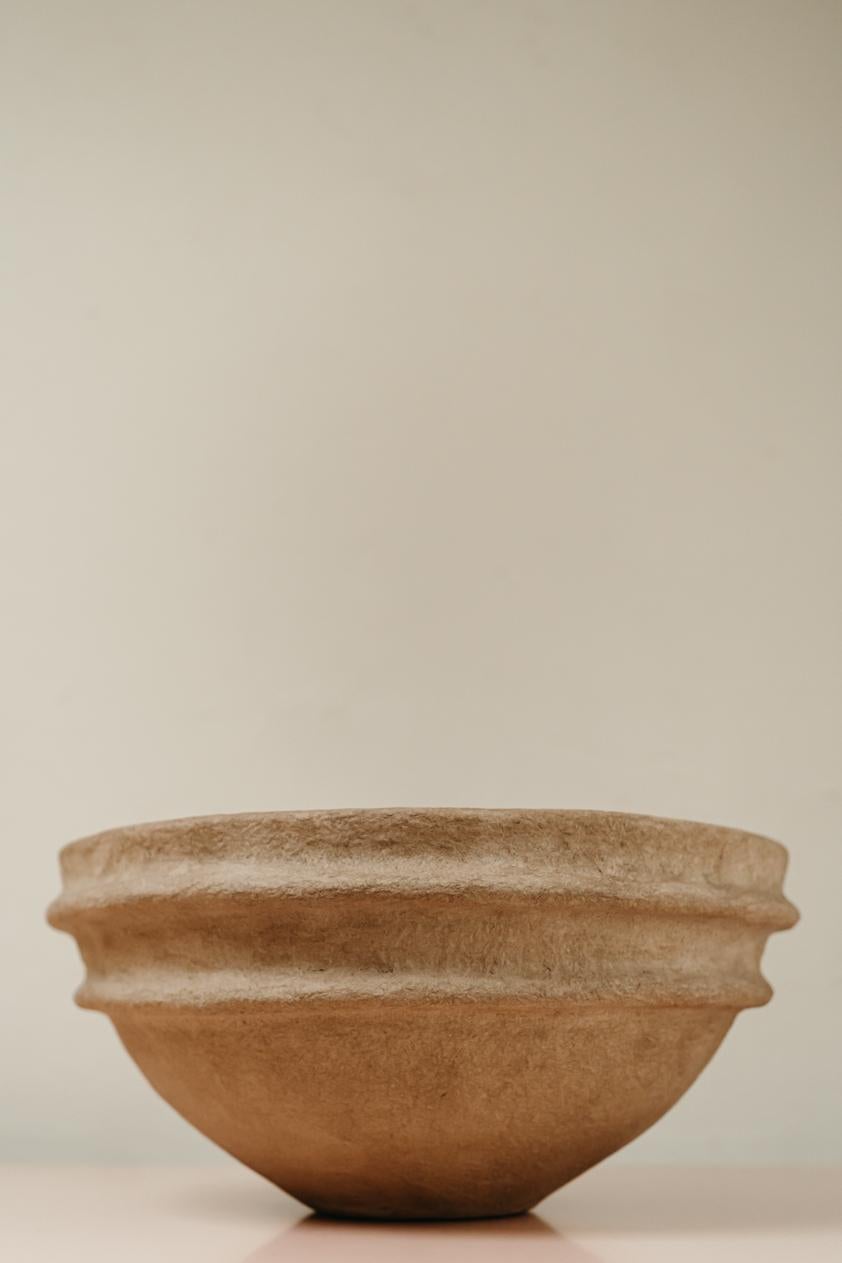 Set of a Papier Mâché Big and Small Bowl/Vase/Jardinière  For Sale 6