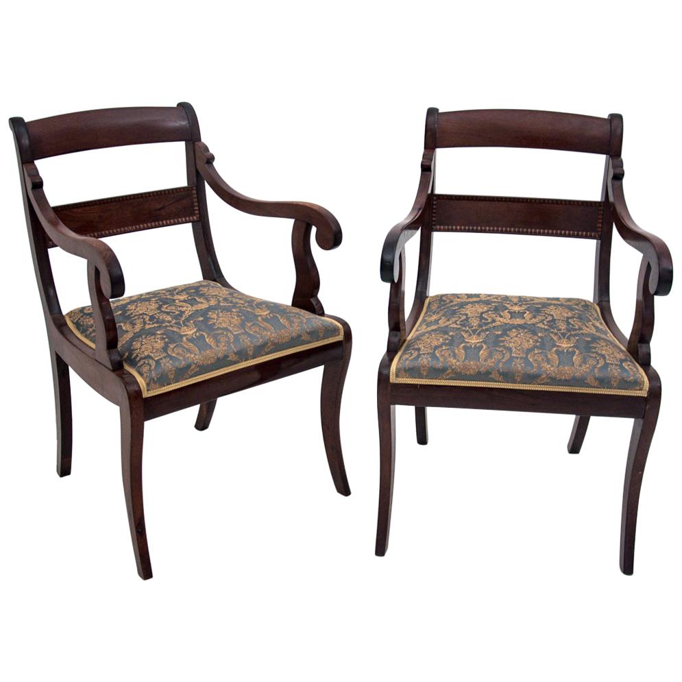 Set of Antique Armchairs from the Late 19th Century