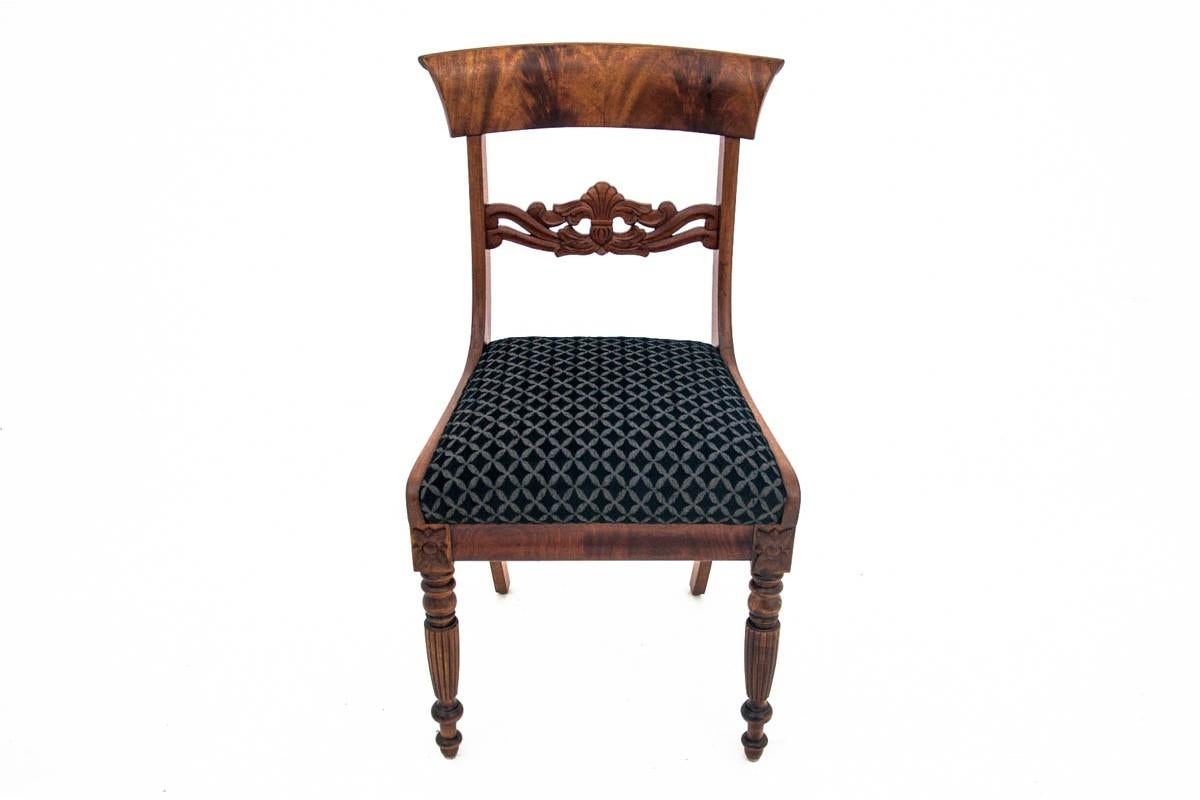 19th Century Set of Antique Chairs from circa 1880, after Renovation