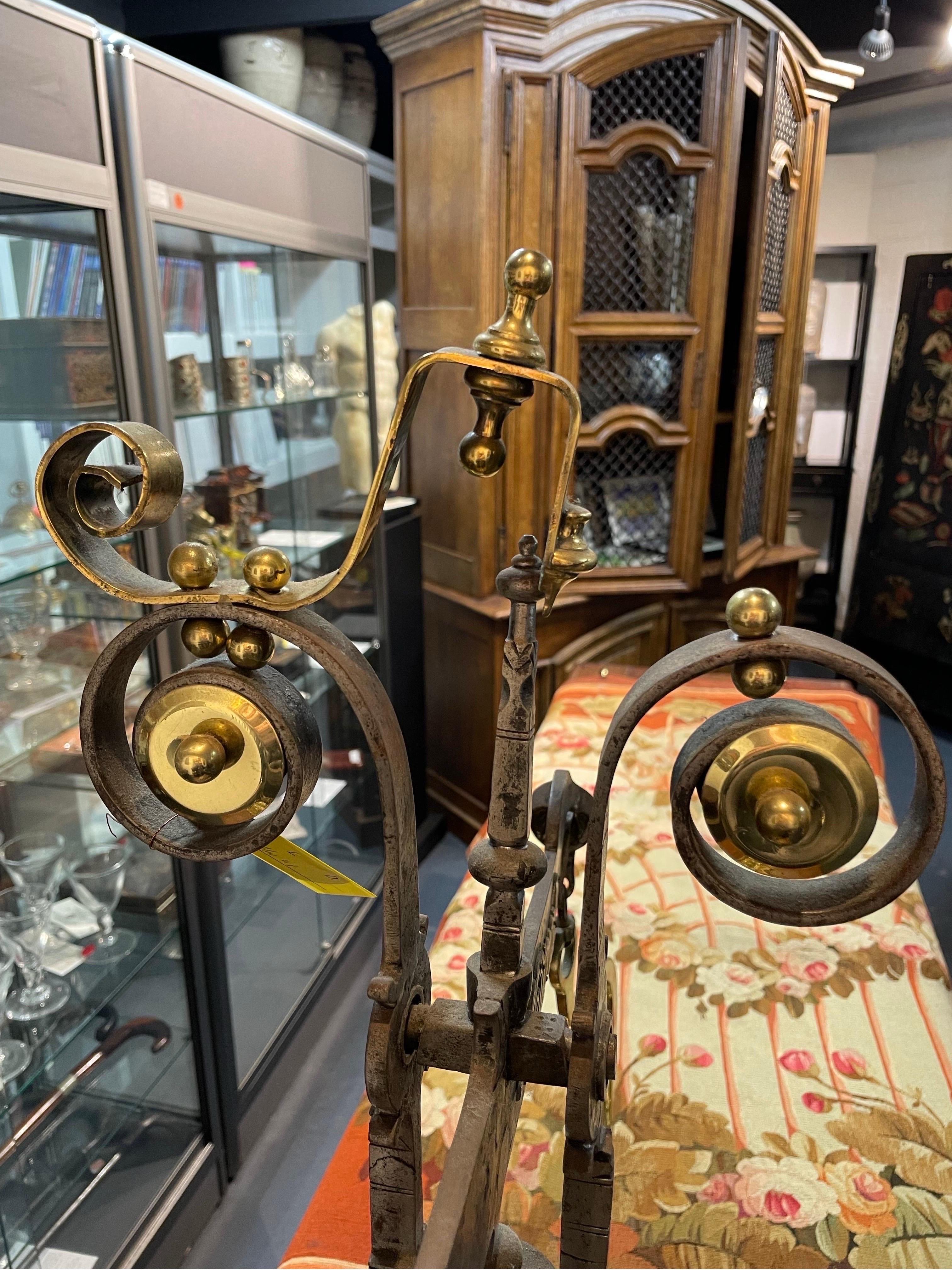 A Set of Antique English Brass and Steel Balance Beam Scales, Made by National In Good Condition In ARMADALE, VIC