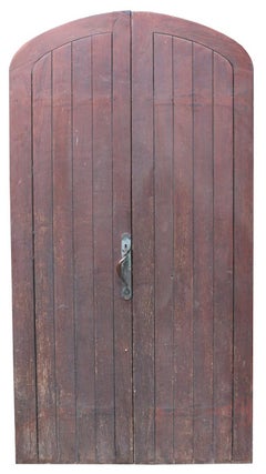 Set of Arched Oak Exterior Doors