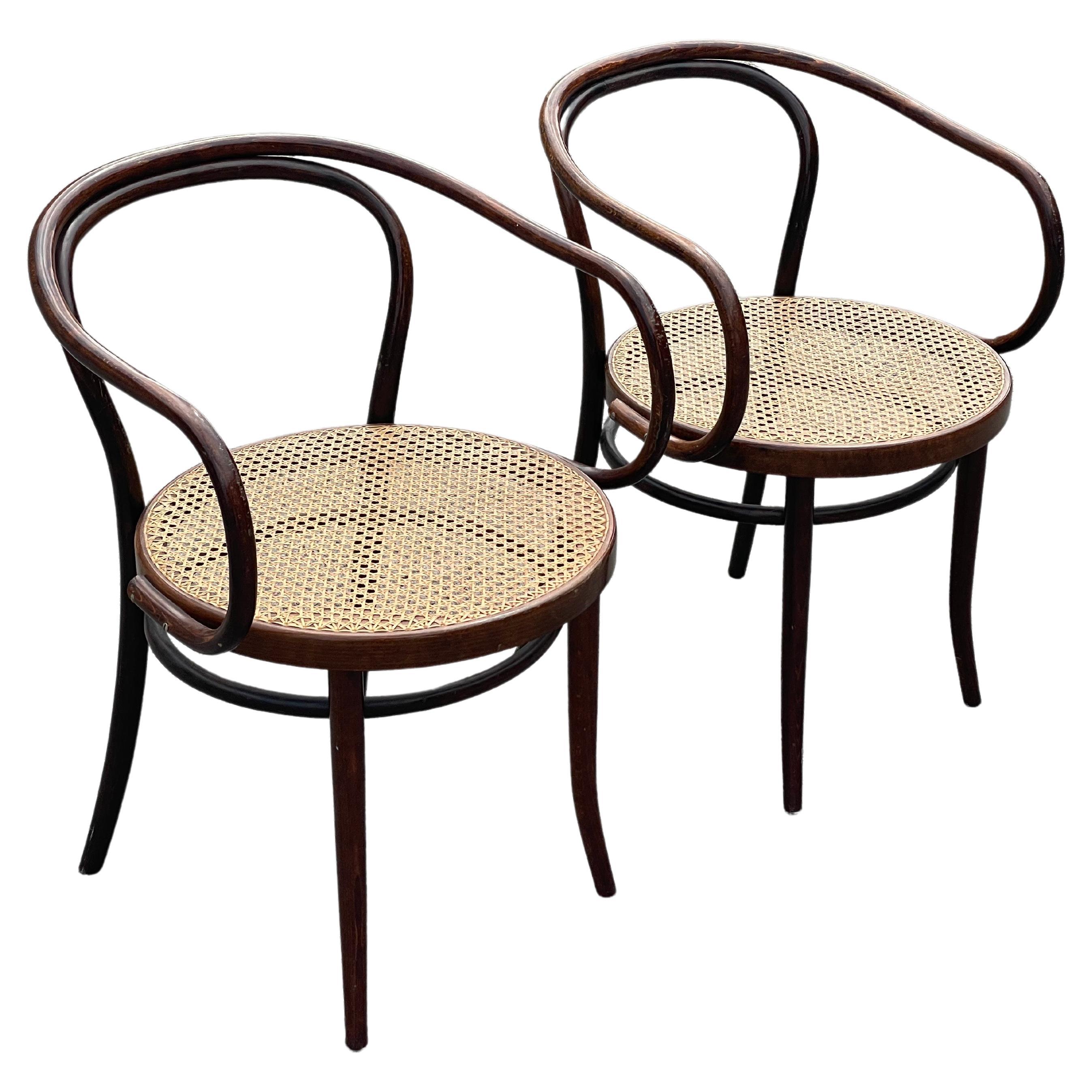 Sessel-Set Entworfen von Thonet und hergestellt von Ligna in den 1950er Jahren im Angebot