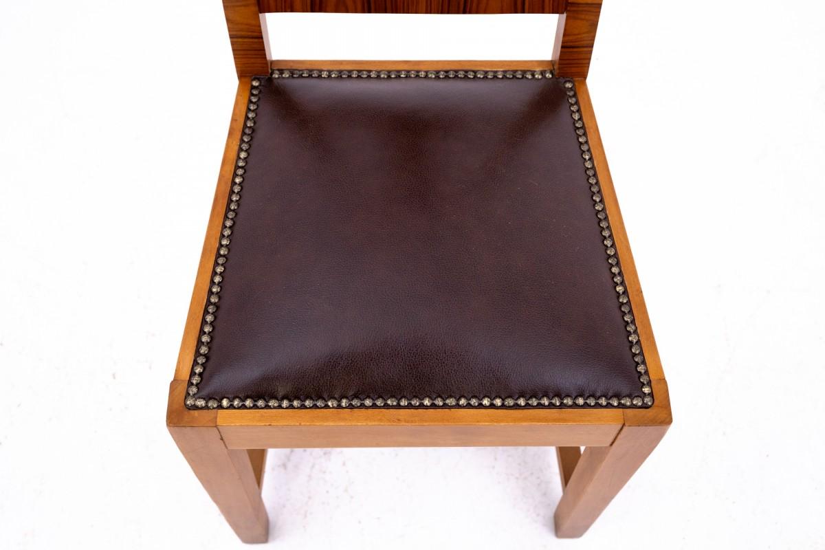 Ein Satz von Art déco-Stühlen, 1940er-Jahre, Polen. im Angebot 2