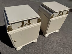 A set of art deco night stands from the 1940's