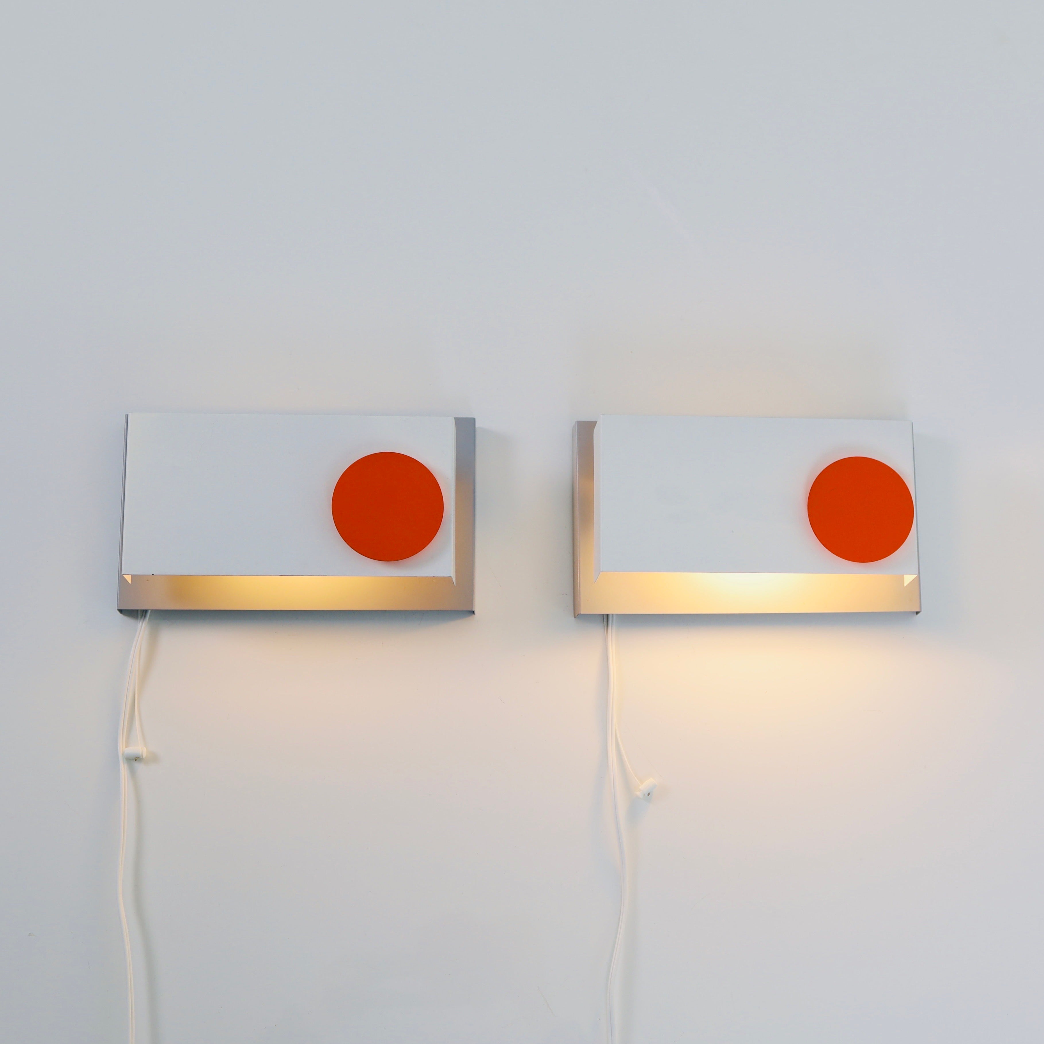 Danish A set of Bed Lamps by Svend Aage Holm Sorensen, 1960s, Denmark For Sale