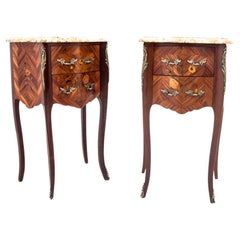 Antique Set of Bedside Tables, France, Around 1890