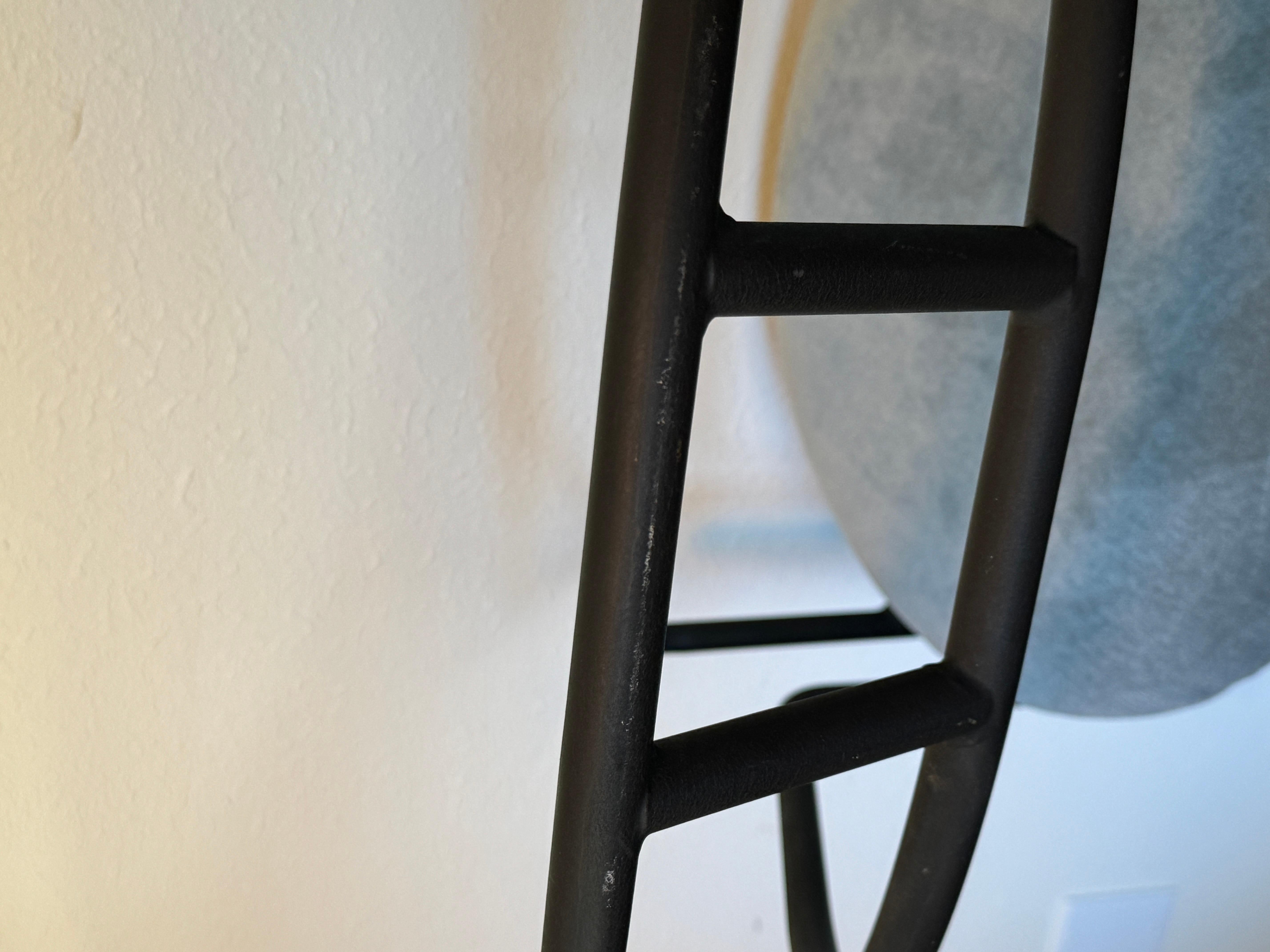 Post-Modern A set of Black Post Modern barstools by Cali-Style, circa 1980s For Sale