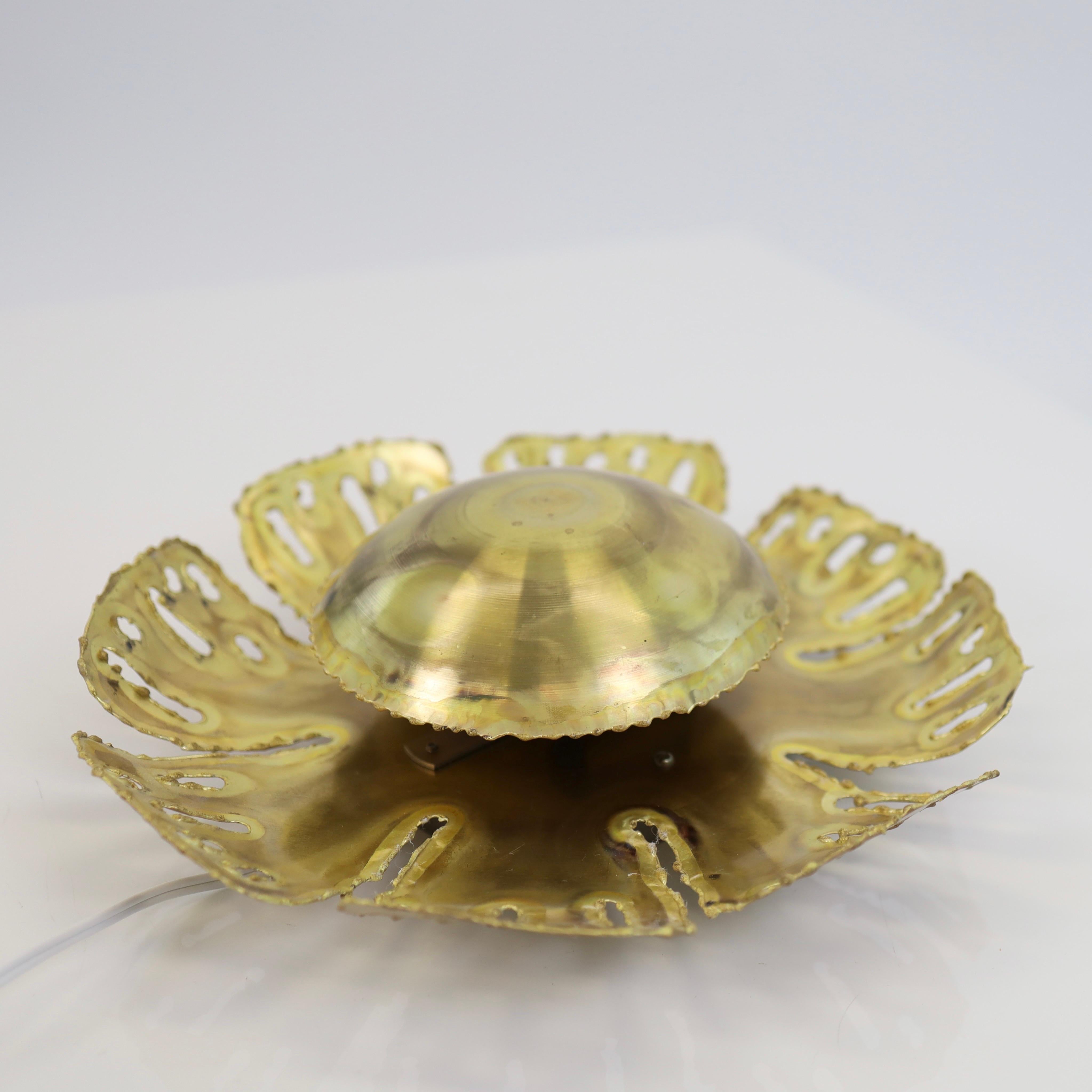 Lampade da parete in ottone di Svend Aage Holm Sorensen, anni '60, Danimarca in vendita 3