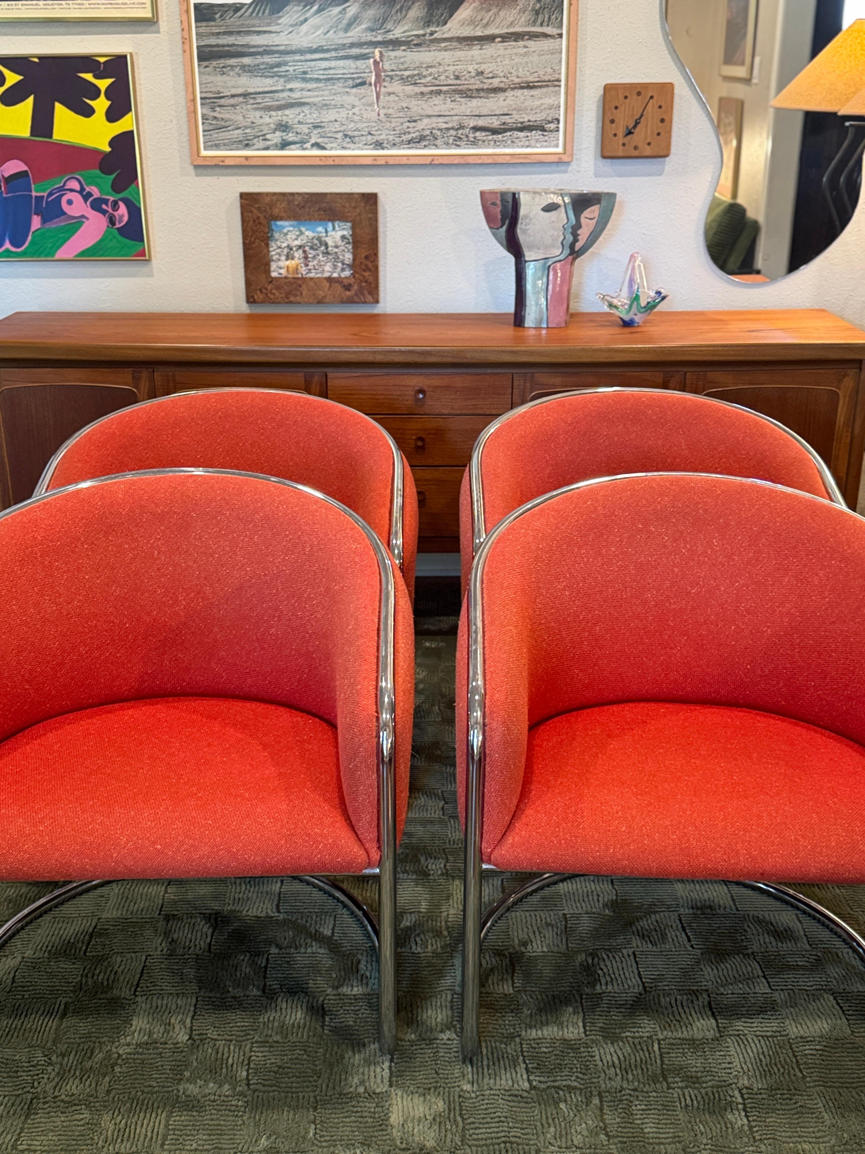 Ensemble de 2 fauteuils club chromés en porte-à-faux Anton Lorenz pour Thonet en vente 7