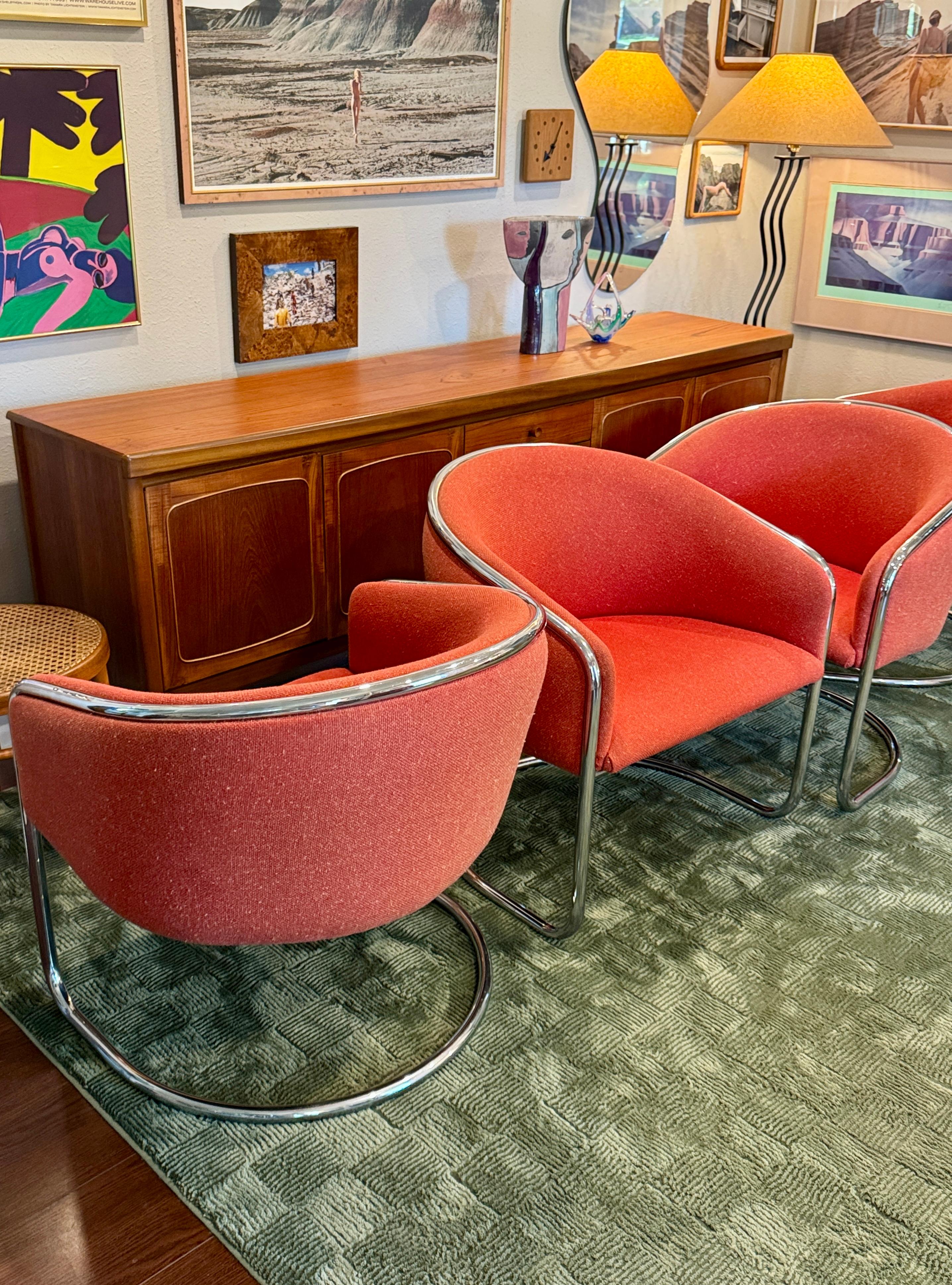 Ensemble de 2 fauteuils club chromés en porte-à-faux Anton Lorenz pour Thonet en vente 9