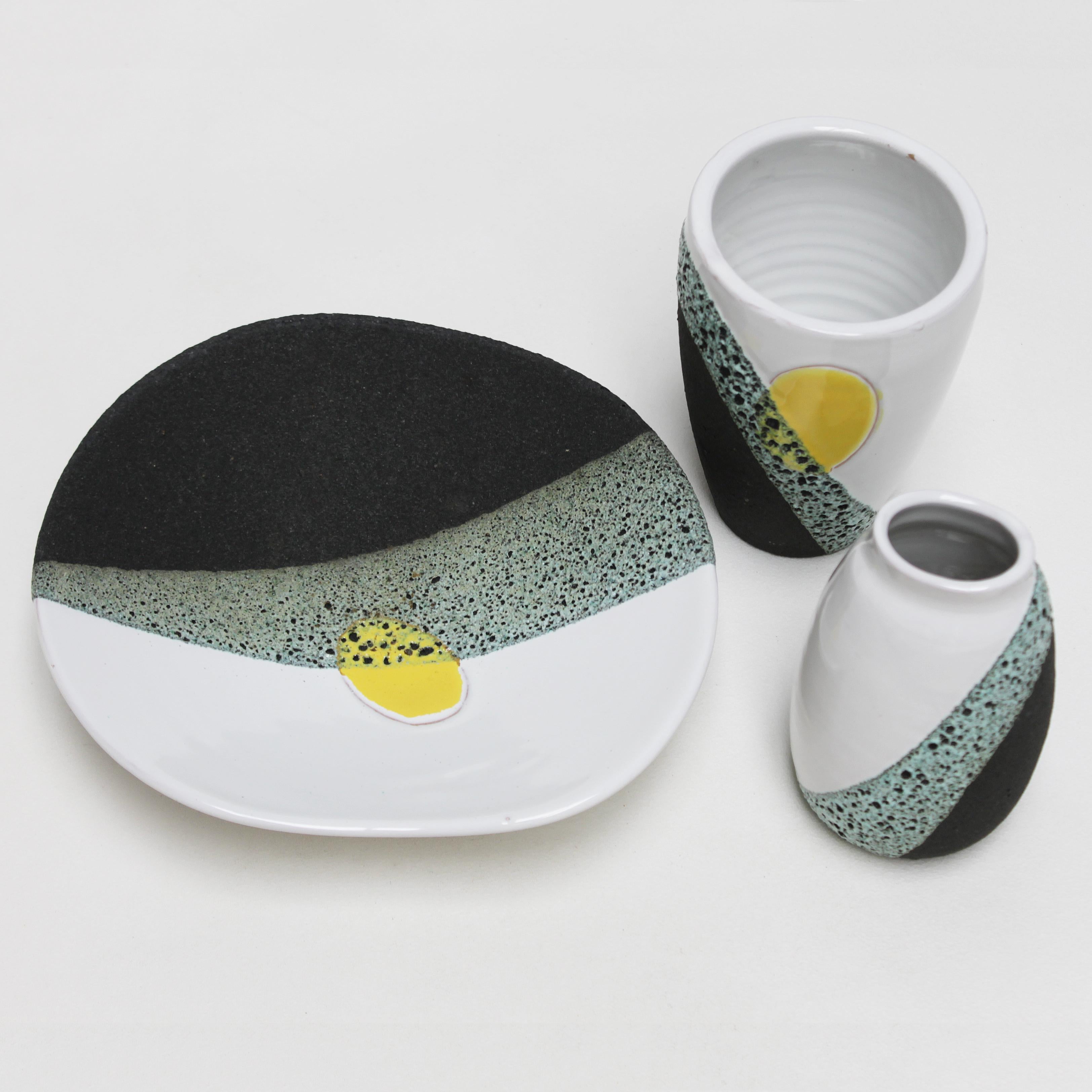 Set of Ceramics by Ettore Sottsass for Bitossi For Sale 11