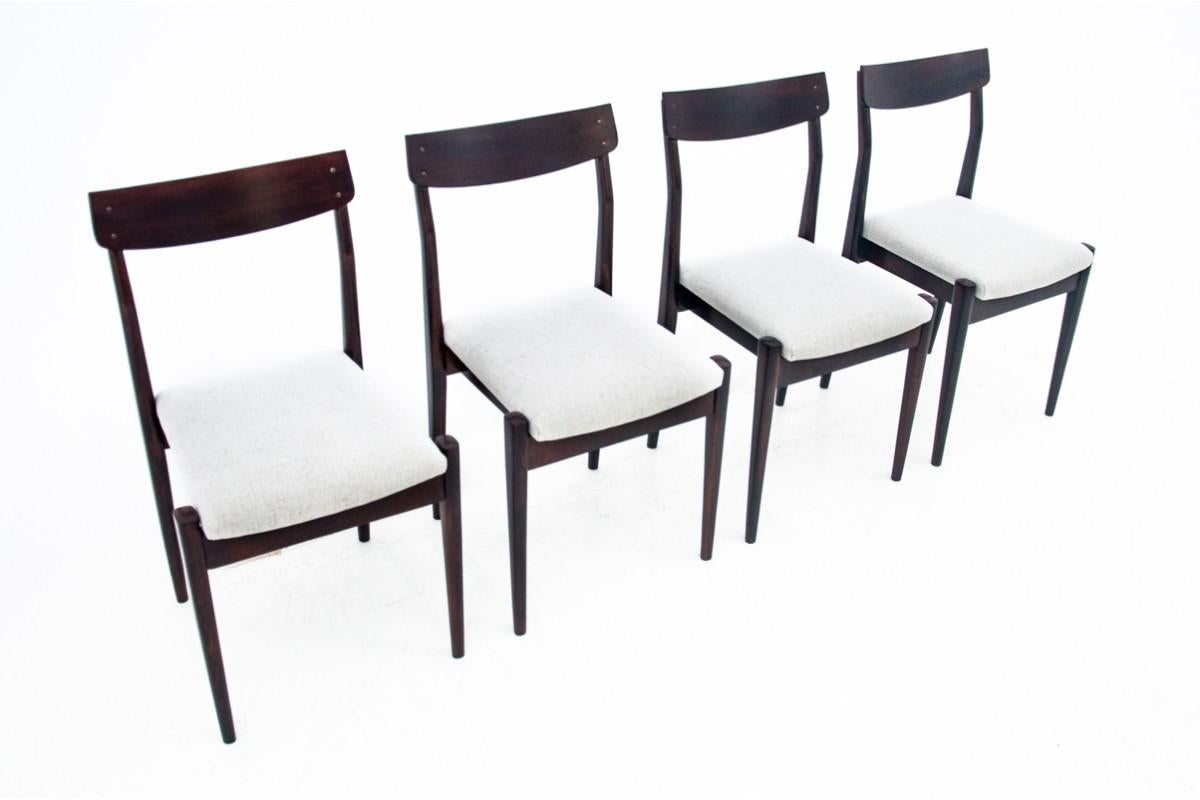 Scandinavo moderno A set of chairs, 1960s. in vendita