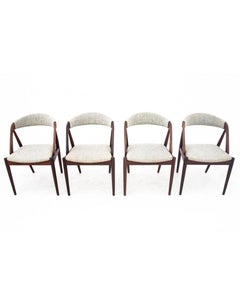 A set of chairs by Kai Kristiansen from the 1960s, Denmark, model 31.