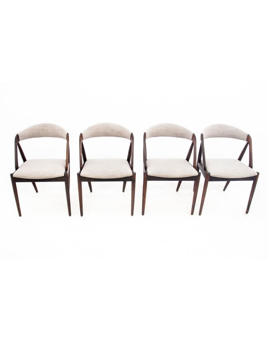 A set of chairs by Kai Kristiansen from the 1960s, Denmark, model 31 For Sale 2