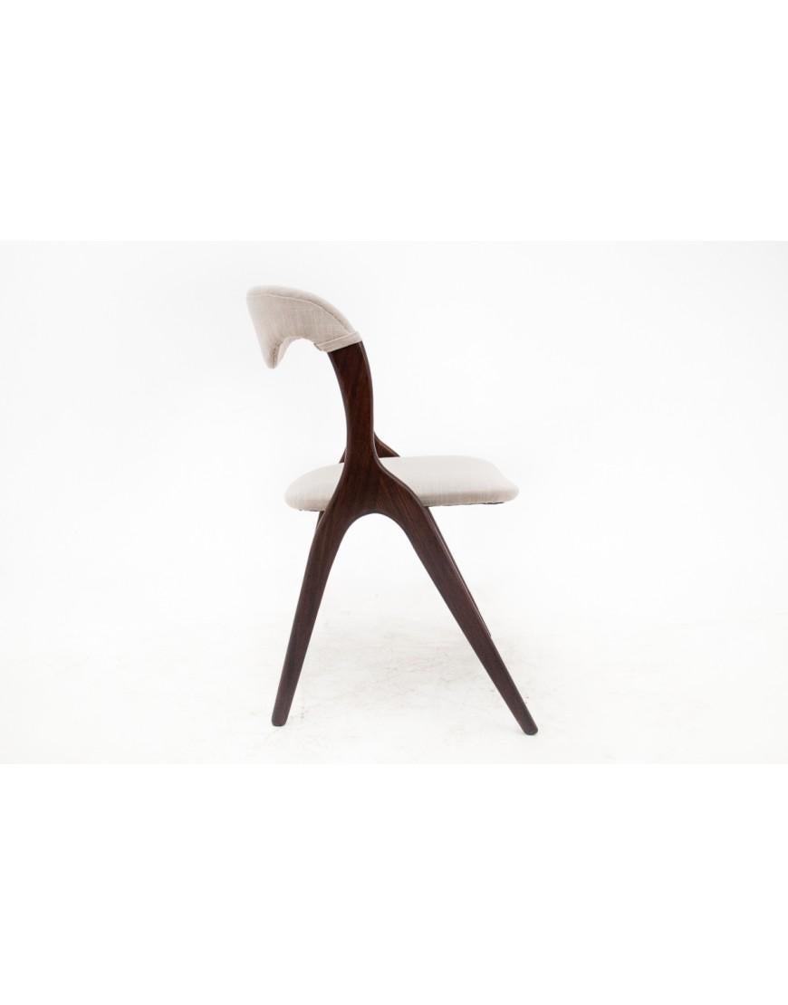 A set of chairs, Denmark, 1960s. in vendita 4
