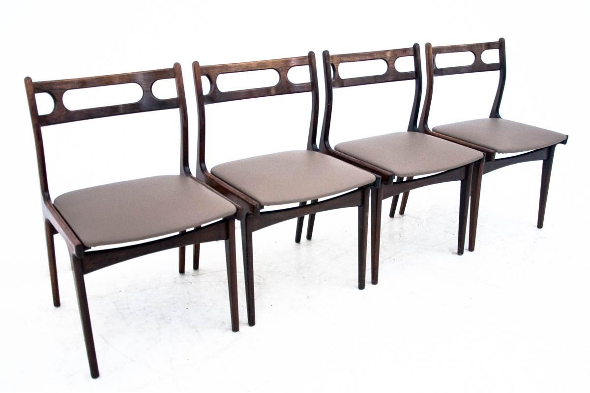Scandinavo moderno A set of chairs, Denmark, 1960s in vendita