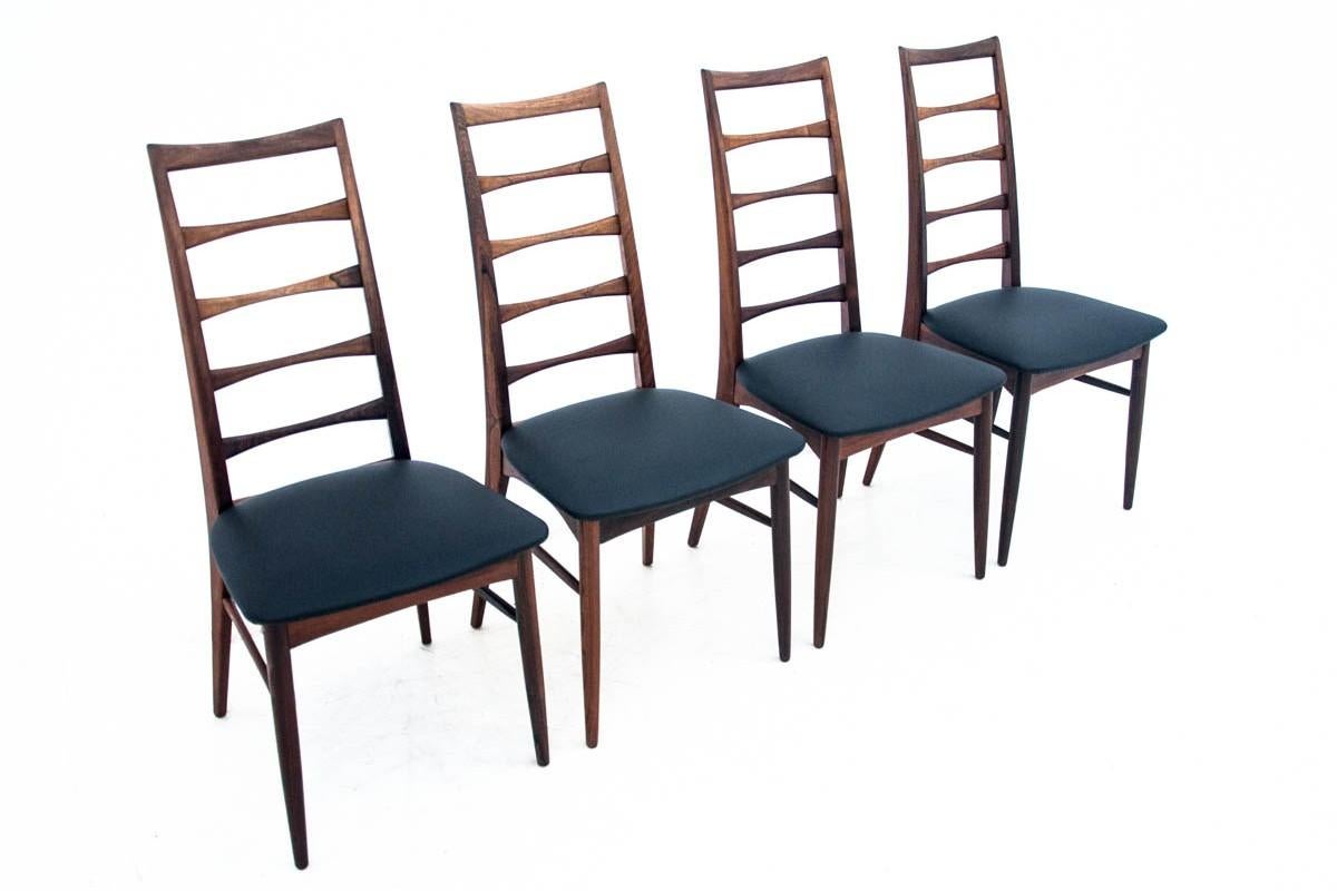 Scandinavo moderno A set of chairs, Denmark, 1960s in vendita