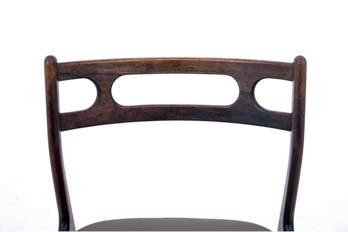 Pelle A set of chairs, Denmark, 1960s in vendita