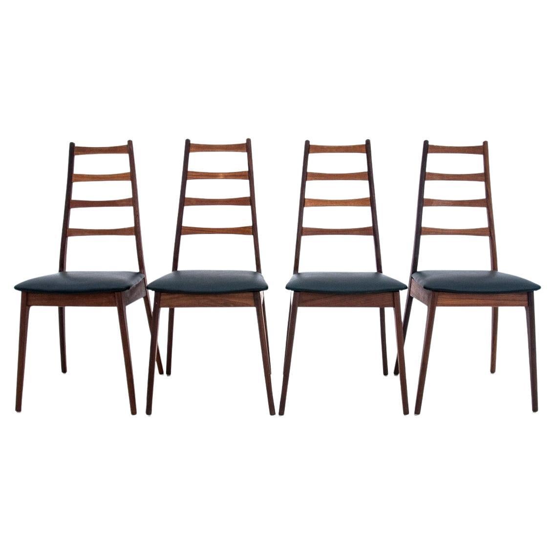 A set of chairs, Denmark, 1960s in vendita