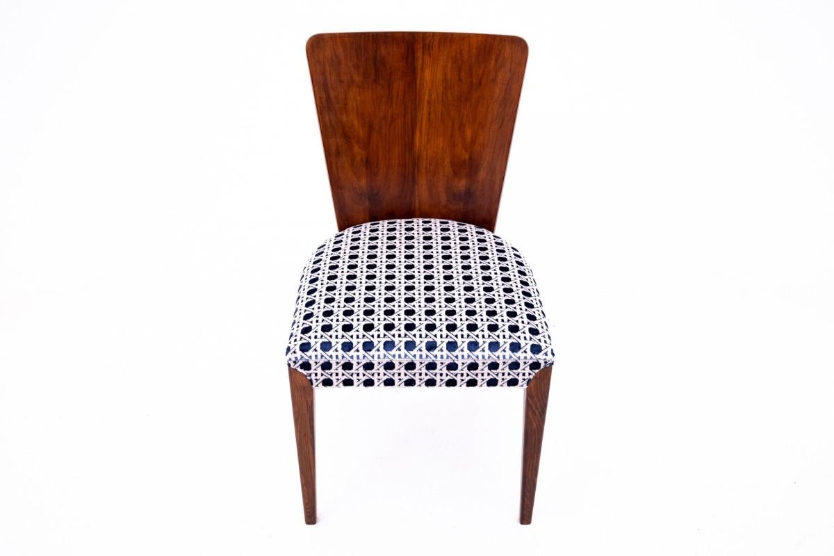 Conjunto de sillas diseñadas por J. Halabala, Checoslovaquia, años 30. Después de la renovación Art Decó en venta