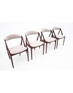 A set of chairs designed by Kai Kristiansen from the 1960s, Denmark, model 31.