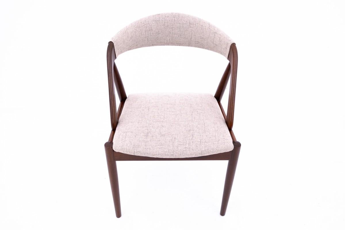A set of chairs designed by Kai Kristiansen from the 1960s, Denmark, model 31. In Good Condition For Sale In Chorzów, PL