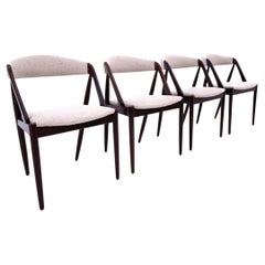 A set of chairs designed by Kai Kristiansen from the 1960s, Denmark, model 31.