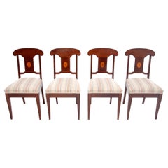 Antique A set of chairs from the mid-19th century, Northern Europe.