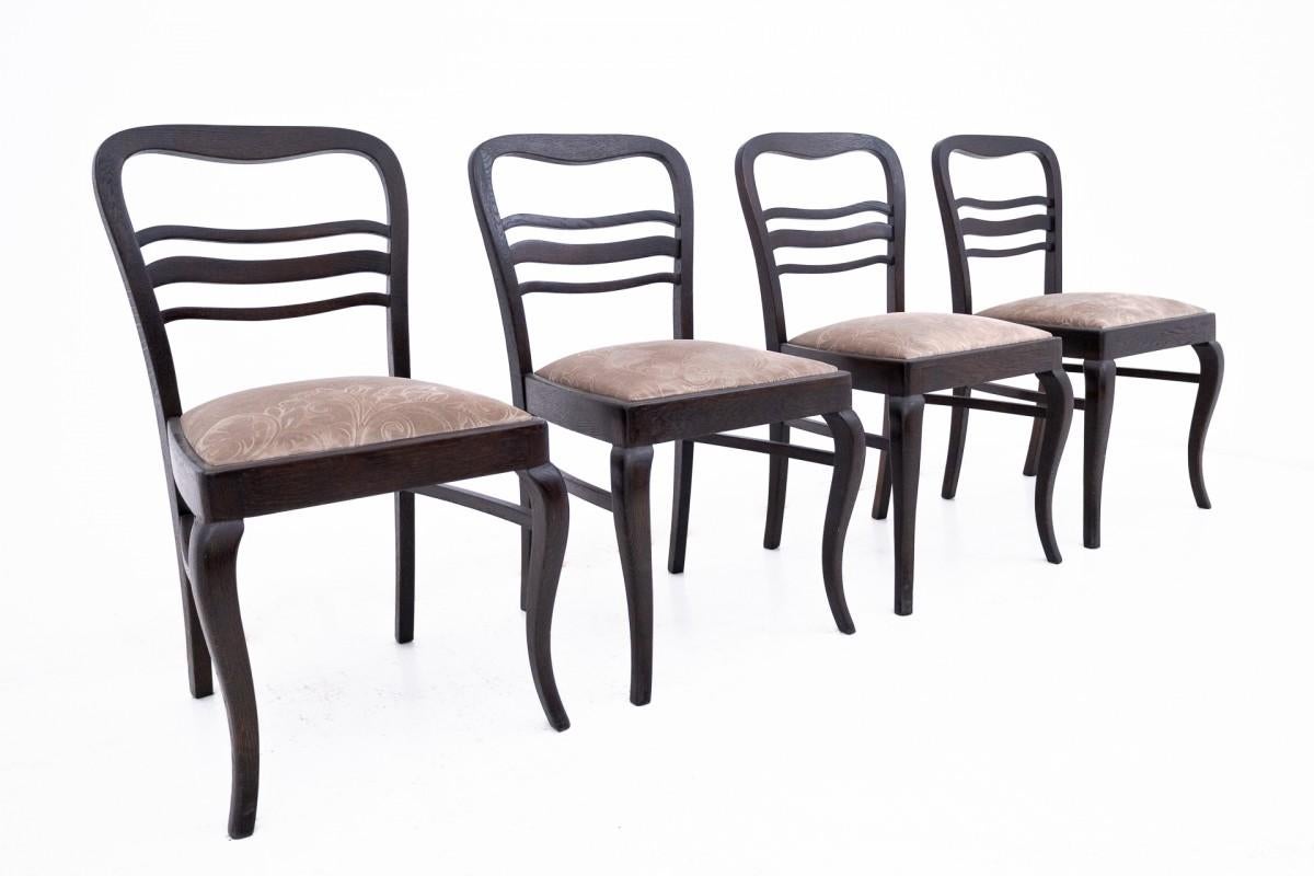 Polonais Ensemble de chaises, Pologne, années 1930. en vente
