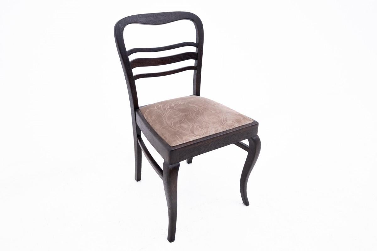 Velours Ensemble de chaises, Pologne, années 1930. en vente