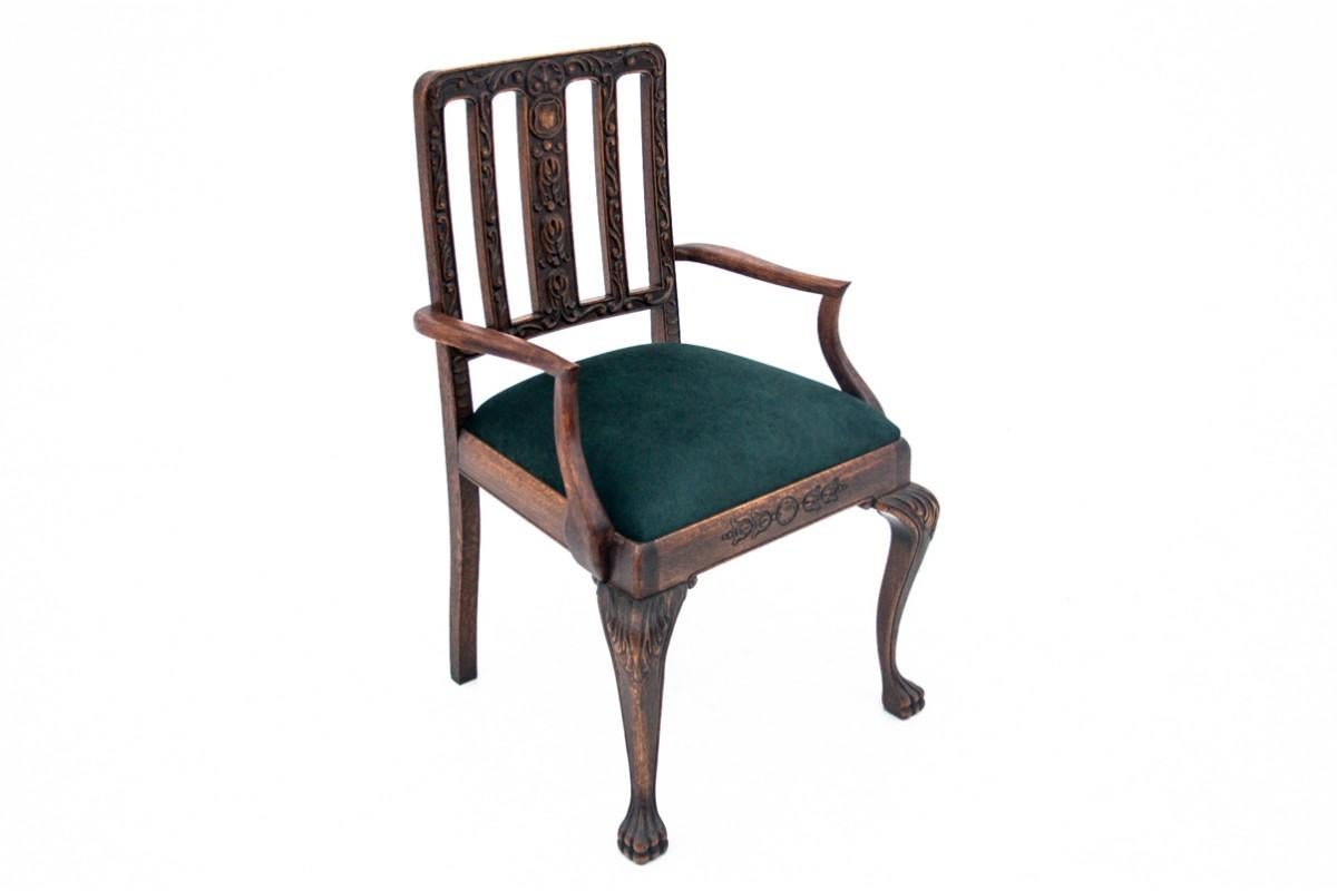 Ensemble de fauteuils de style CIRCA, vers 1900. Après la rénovation. Bon état - En vente à Chorzów, PL