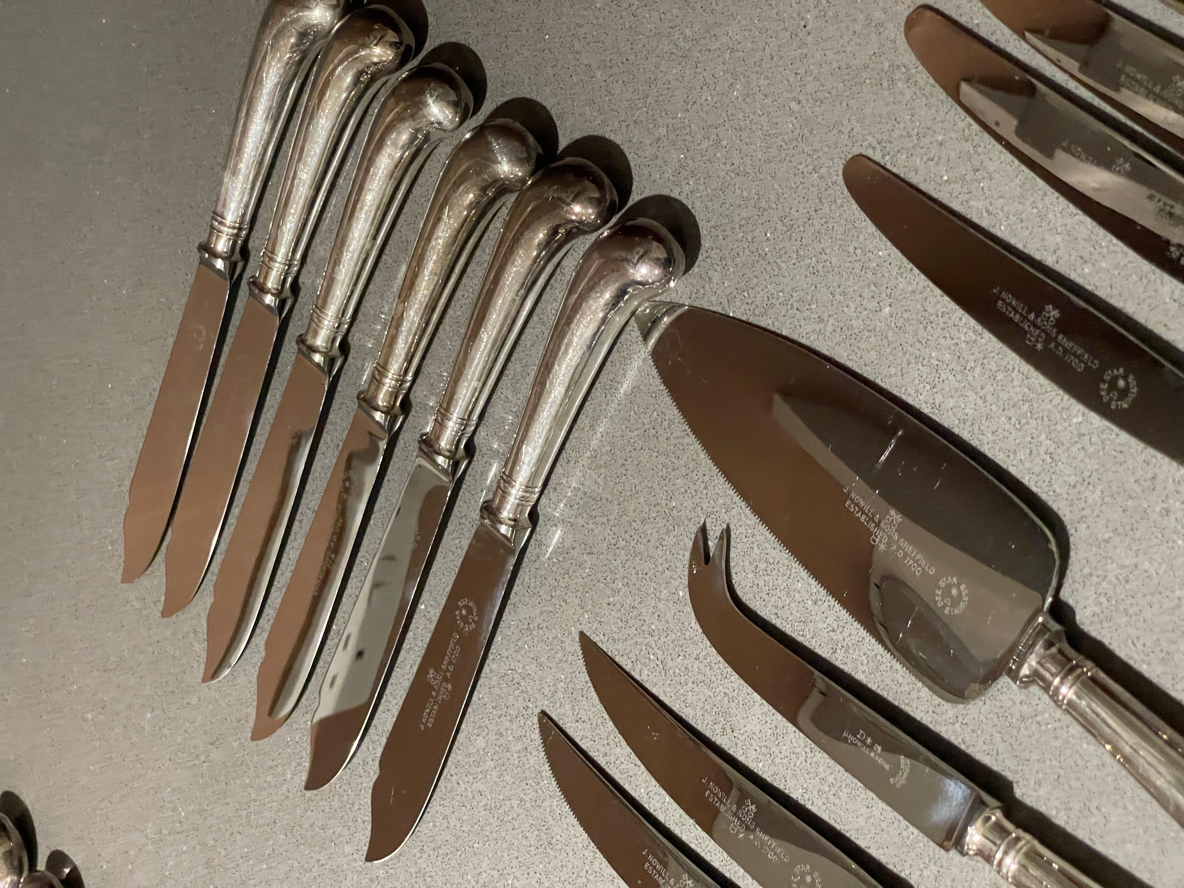 sheffield cutlery set antique